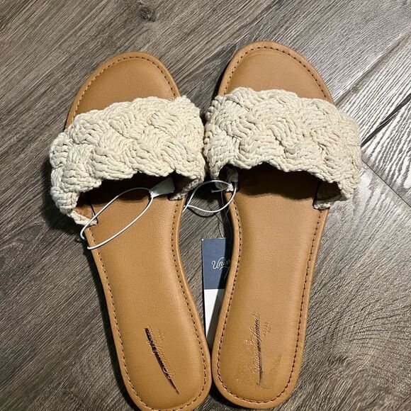 Universal Thread Women Rosie Woven slide Sandals size 9 1/2 - Picture 2 of 4
